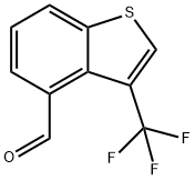 3-(Trifluoromethyl)benzo[b]thiophene-4-carboxaldehyde Struktur