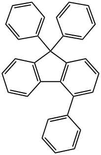 9H-Fluorene, 4,9,9-triphenyl- Struktur