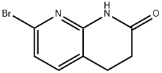 1,8-Naphthyridin-2(1H)-one, 7-bromo-3,4-dihydro- Struktur