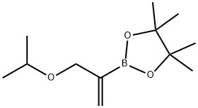 1,3,2-Dioxaborolane, 4,4,5,5-tetramethyl-2-[1-[(1-methylethoxy)methyl]ethenyl]- Struktur