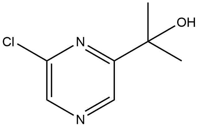 2-(6-Chloropyrazin-2-yl)propan-2-ol Struktur