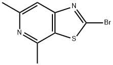 Thiazolo[5,4-c]pyridine, 2-bromo-4,6-dimethyl- Struktur