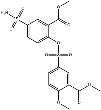 Benzoic acid, 5-(aminosulfonyl)-2-[[[4-methoxy-3-(methoxycarbonyl)phenyl]sulfonyl]oxy]-, methyl ester