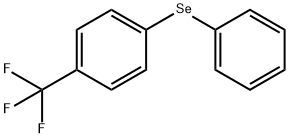 Benzene, 1-(phenylseleno)-4-(trifluoromethyl)- Struktur