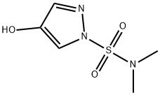 4-Hydroxy-N,N-dimethyl-1H-pyrazole-1-sulfonamide Struktur