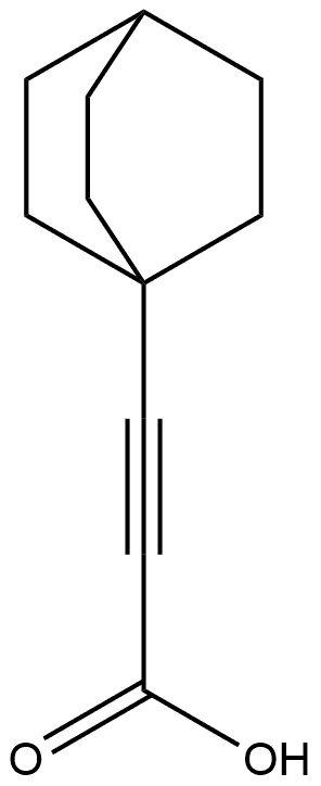 3-(1-bicyclo[2.2.2]octanyl)prop-2-ynoicacid Struktur