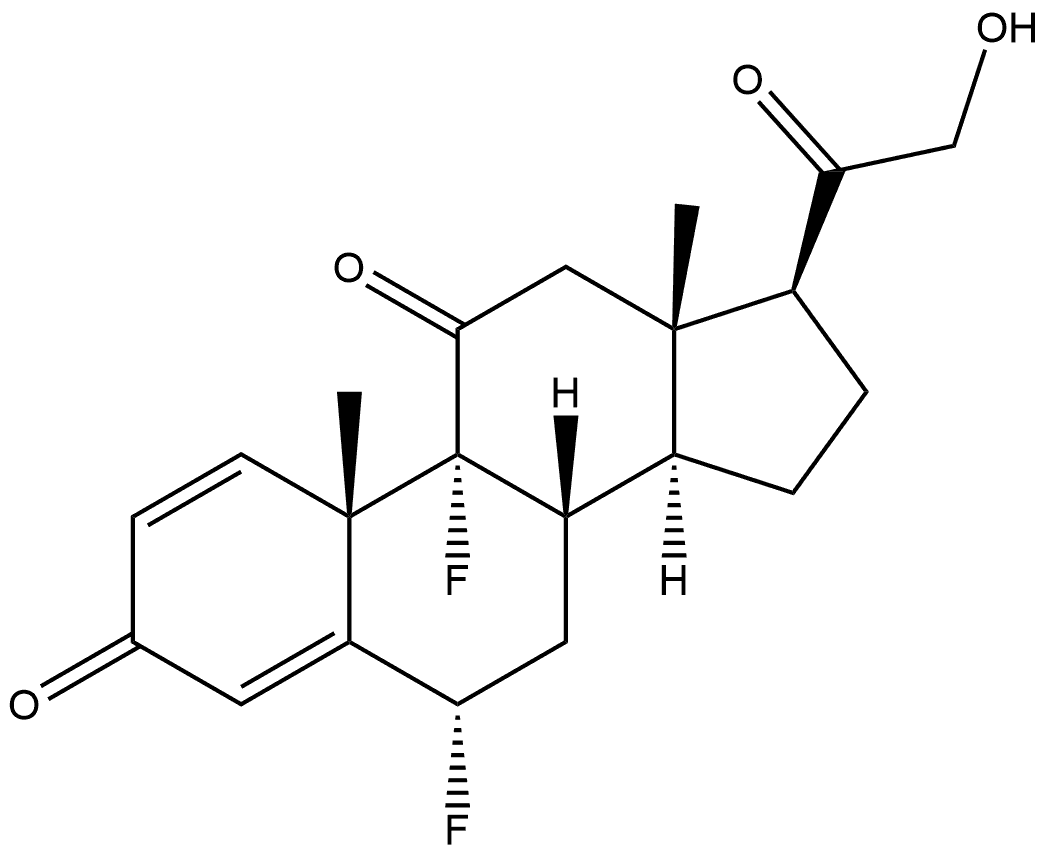 Difluprednate Impurity 15 Struktur