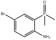 Benzenamine, 4-bromo-2-(dimethylphosphinyl)- Struktur