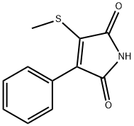 1H-Pyrrole-2,5-dione, 3-(methylthio)-4-phenyl-