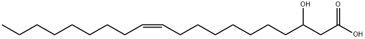 (Z)-3-hydroxyicos-11-enoic acid Struktur