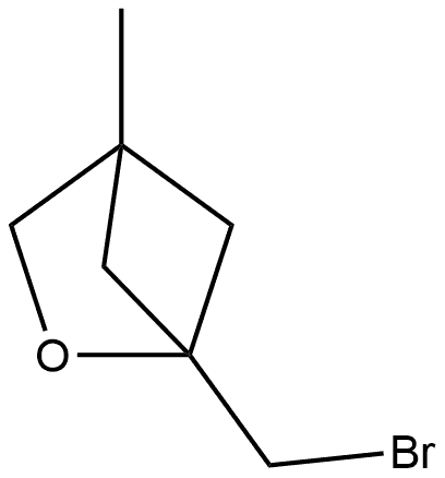 1-(bromomethyl)-4-methyl-2-oxabicyclo[2.1.1]hexane Struktur