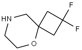 5-Oxa-8-azaspiro[3.5]nonane, 2,2-difluoro- Struktur