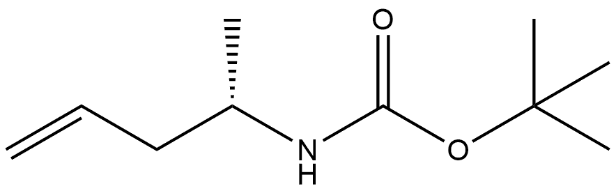 (S)-N-BOC-pent-4-en-2-amine Struktur