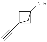 Bicyclo[1.1.1]pentan-1-amine, 3-ethynyl- Struktur