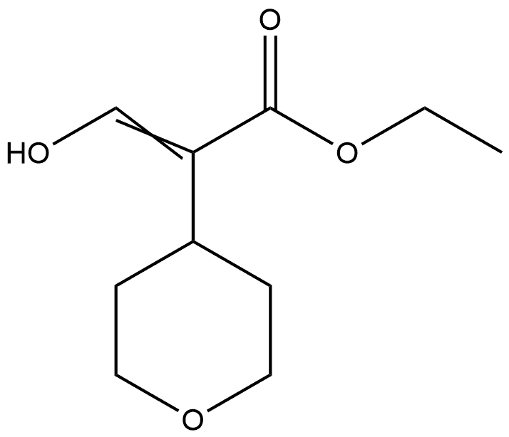 2-(Oxan-4-yl)-3-oxopropanoic acid ethyl ester Struktur