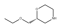 Morpholine, 2-(ethoxymethyl)-, (2R)- Struktur