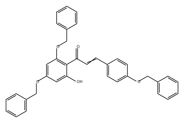 2-Propen-1-one, 1-[2-hydroxy-4,6-bis(phenylmethoxy)phenyl]-3-[4-(phenylmethoxy)phenyl]-