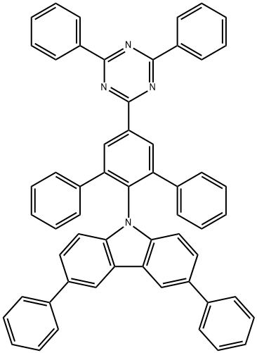 9H-Carbazole, 9-[5'-(4,6-diphenyl-1,3,5-triazin-2-yl)[1,1':3',1''-terphenyl]-2'-yl]-3,6-diphenyl-|PPCZTRZ