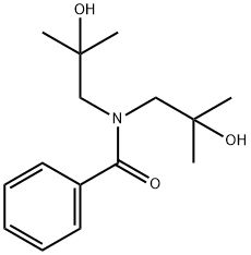 Benzamide, N,N-bis(2-hydroxy-2-methylpropyl)- Struktur