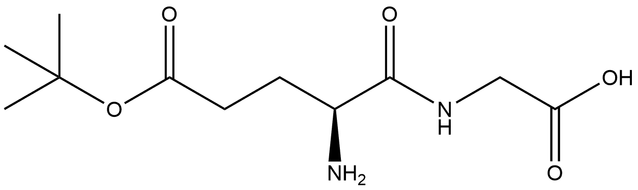 Glycine, N-L-α-glutamyl-, 5-(1,1-dimethylethyl) ester (9CI) Struktur