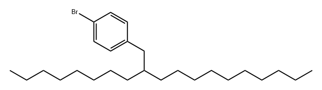 Benzene, 1-bromo-4-(2-octyldodecyl)- Struktur