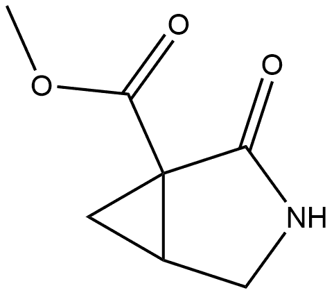 methyl 2-oxo-3-azabicyclo[3.1.0]hexane-1-carboxylate Struktur