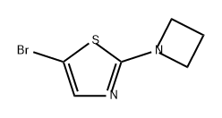 Thiazole, 2-(1-azetidinyl)-5-bromo- Struktur