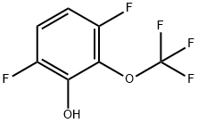 3,6-Difluoro-2-(trifluoromethoxy)phenol Struktur