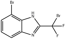 4-Bromo-2-[bromo(difluoro)methyl]-1H-benzimidazole Struktur