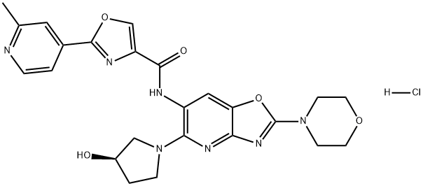 Emavusertib hydrochloride Struktur