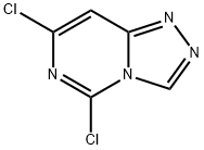 1,2,4-Triazolo[4,3-c]pyrimidine, 5,7-dichloro- Struktur