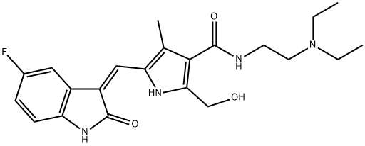 2-(Hydroxymethyl)-4-methyl Sunitinib Struktur