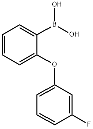 2-(3-Fluorophenoxy)phenylboronic acid Struktur
