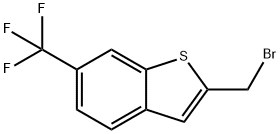 2-(Bromomethyl)-6-(trifluoromethyl)benzothiophene Structure