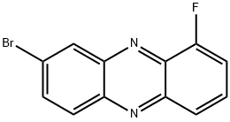 8-Bromo-1-fluorophenazine Struktur