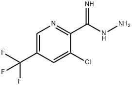 3-Chloro-5-(trifluoromethyl)picolinimidohydrazide Struktur