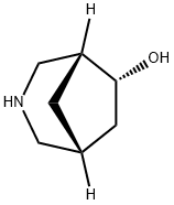 3-Azabicyclo[3.2.1]octan-6-ol, (1R,5R,6R)- Struktur