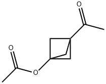 Acetic acid 3-acetyl-bicyclo[1.1.1]pent-1-yl ester Struktur