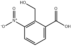 2-(Hydroxymethyl)-3-nitrobenzoic acid Struktur