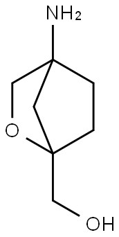 2-Oxabicyclo[2.2.1]heptane-1-methanol, 4-amino- Struktur