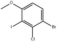 4-Bromo-3-chloro-2-iodoanisole Struktur