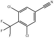 3,5-Dichloro-4-(trifluoromethyl)benzonitrile Struktur