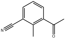 Benzonitrile, 3-acetyl-2-methyl- Struktur