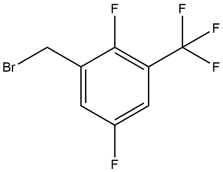 1-(Bromomethyl)-2,5-difluoro-3-(trifluoromethyl)benzene Struktur