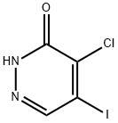 3(2H)-Pyridazinone, 4-chloro-5-iodo- Struktur