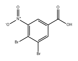 Benzoic acid, 3,4-dibromo-5-nitro- Struktur