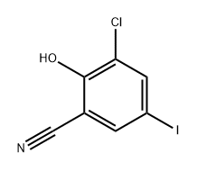 Benzonitrile, 3-chloro-2-hydroxy-5-iodo- Struktur