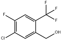 5-Chloro-4-fluoro-2-(trifluoromethyl)benzyl alcohol Struktur