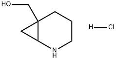 2-Azabicyclo[4.1.0]heptane-6-methanol, hydrochloride (1:1) Struktur