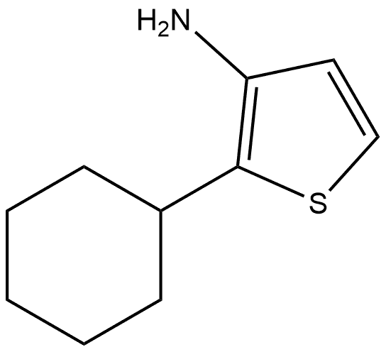 2-Cyclohexylthiophen-3-amine Struktur